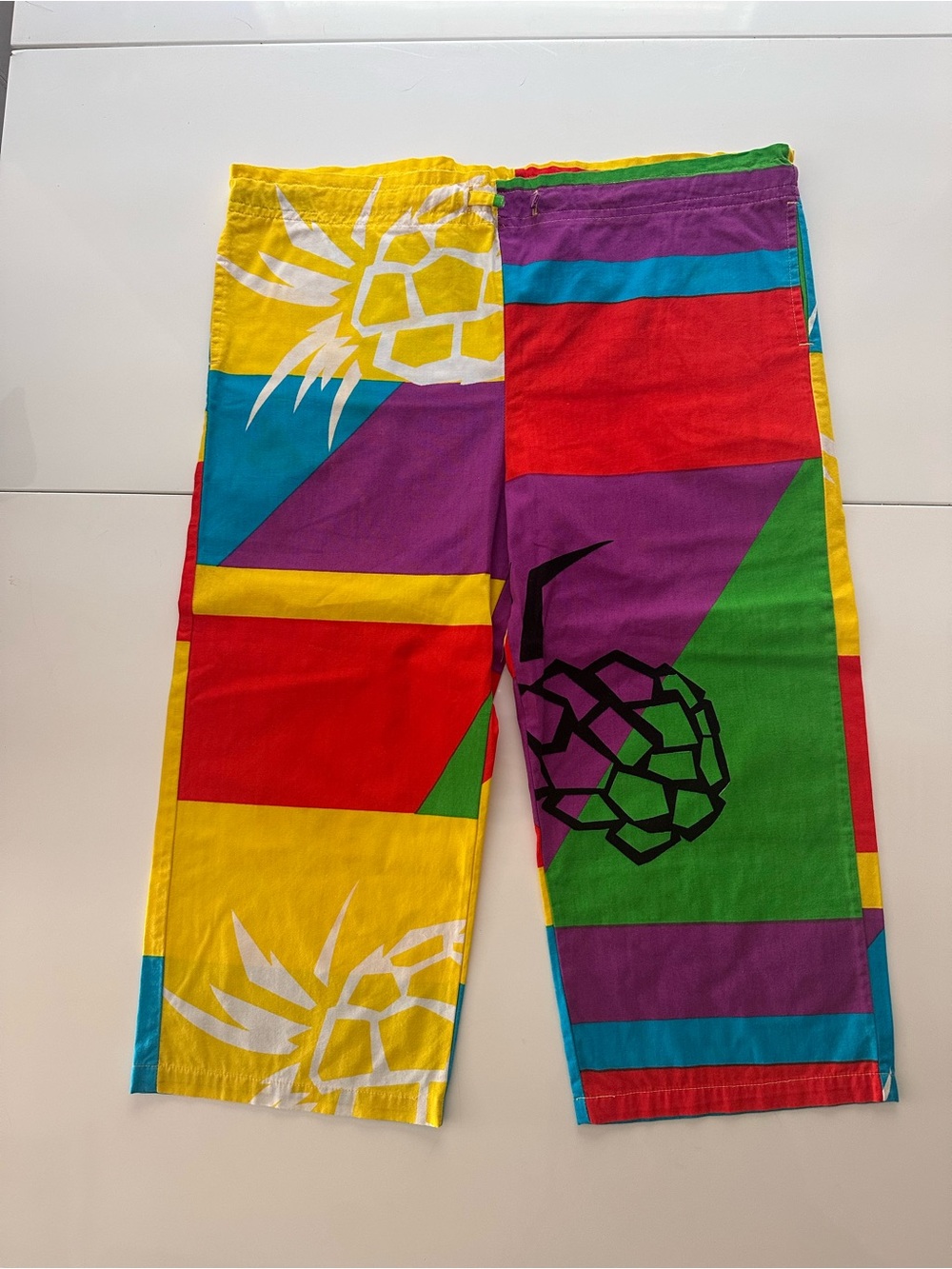 Vintage 80s Original Jams Surf Line Hawaii Cropped Beach Pants XL